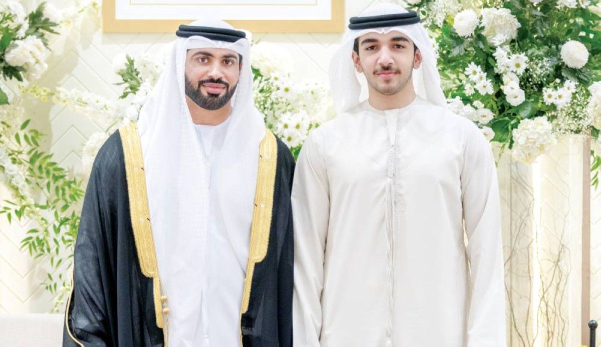 محمد بن راشد بن محمد يحضر أفراح بالجافلة والنيادي