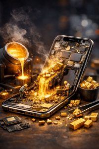 بعد تحقيقه مستويات قياسية.. هل يمكن استخراج الذهب من الهواتف الذكية؟(فيديو)