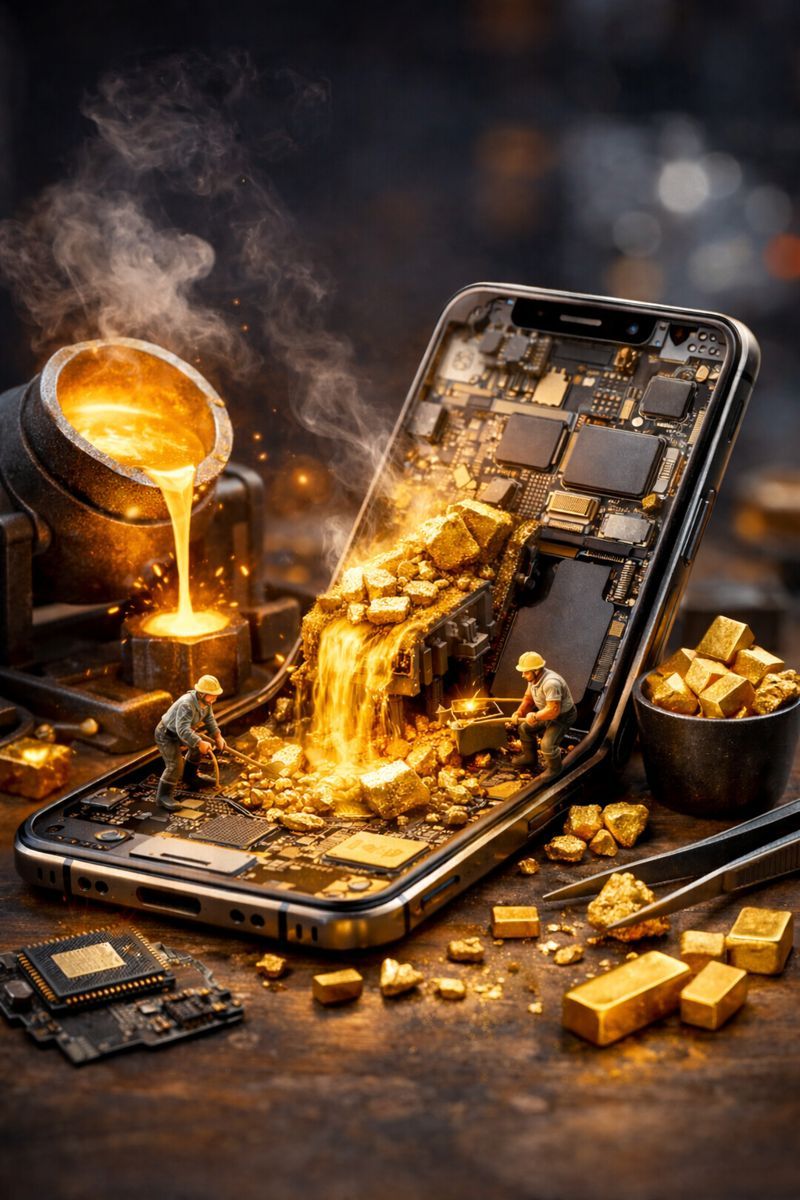 بعد تحقيقه مستويات قياسية.. هل يمكن استخراج الذهب من الهواتف الذكية؟(فيديو)