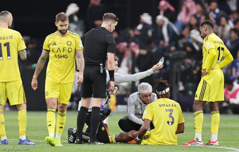 النصر.. الطبيب منح سيماكان 70 دقيقة.. وكومان سليم