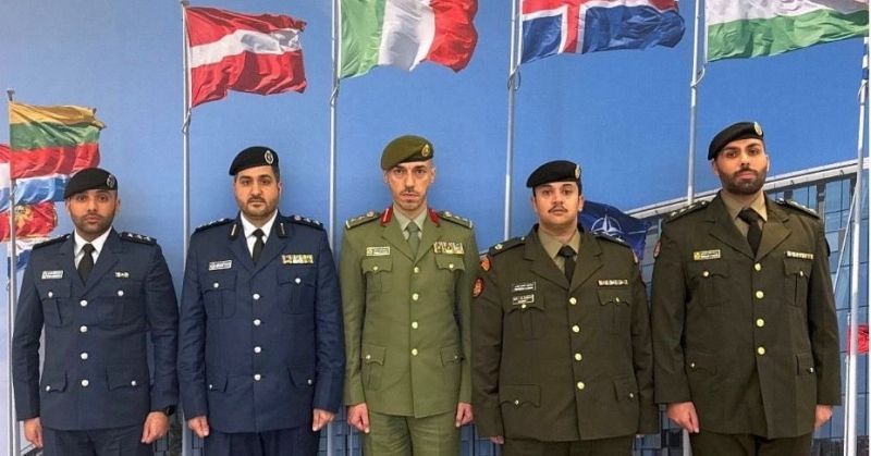 وفدا «الإطفاء» و«الحرس» المشاركان في اجتماع شركاء «الناتو»