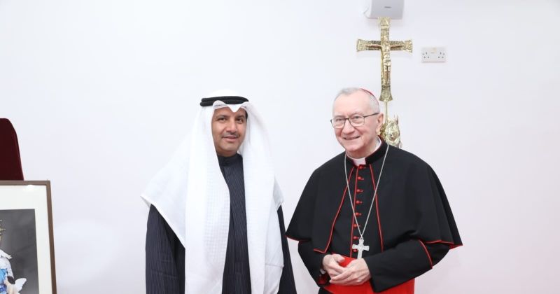 «نفط الكويت» أقامت حفل استقبال للكاردينال بارولين