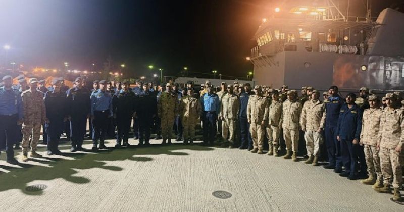 قوة بحرية تشارك في تمرين «سلام الخليج 1» بالسعودية