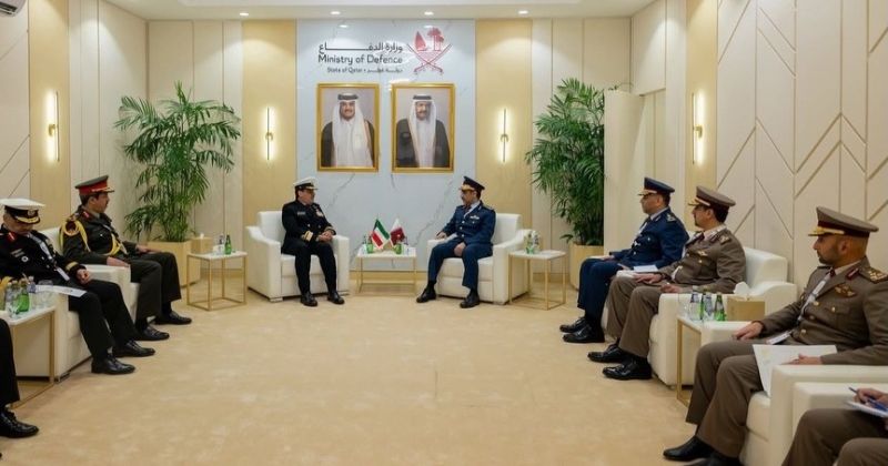 الهملان ورئيس الأركان القطري بحثا سبل تعزيز التعاون العسكري