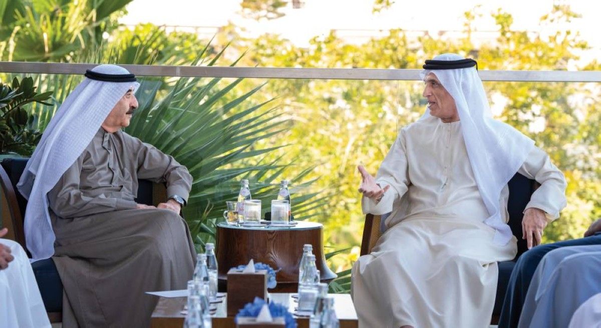 سعود المعلا وسعود بن صقر يبحثان شؤون الوطن والمواطن