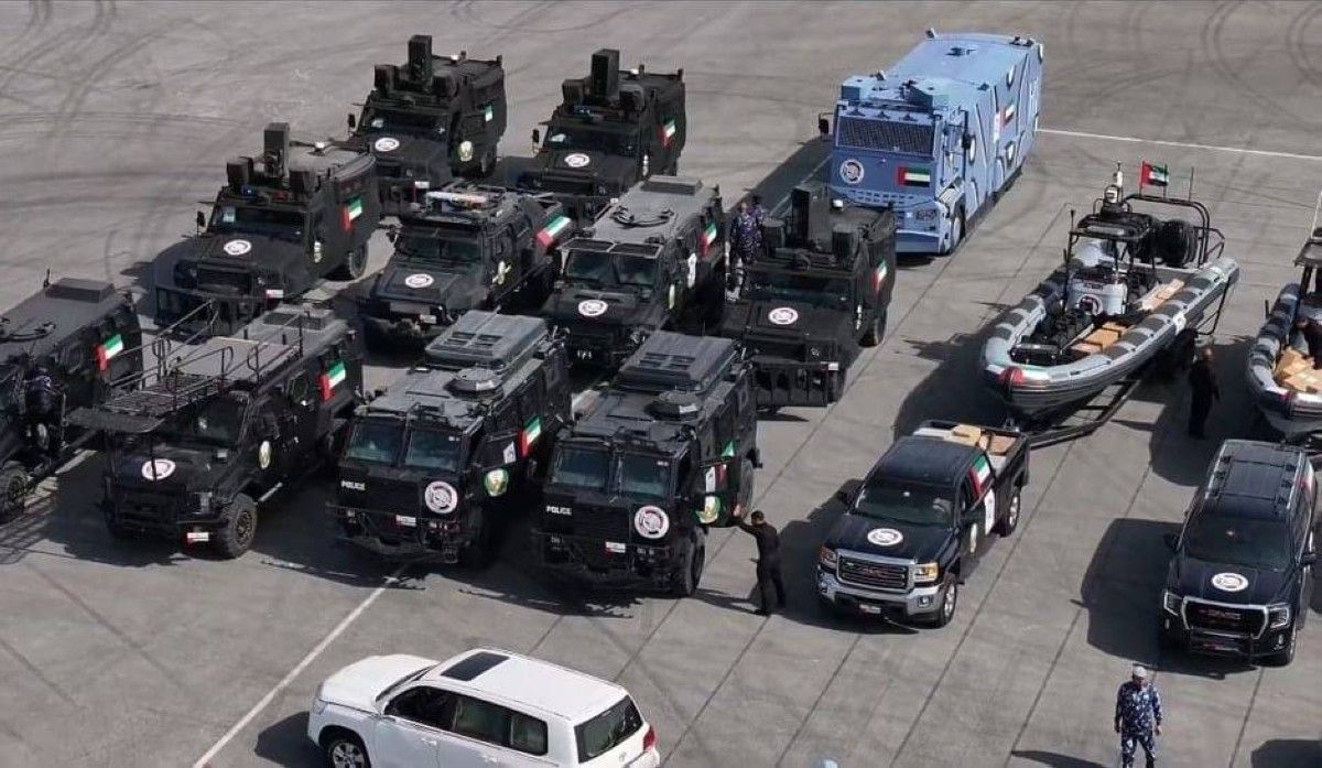 القوة الأمنية الإماراتية المشاركة في تمرين "أمن الخليج العربي 4" تصل إلى دولة قطر