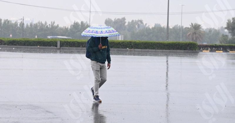 «الأرصاد»: طقس مائل للبرودة وأمطار متفرقة رعدية أحياناً