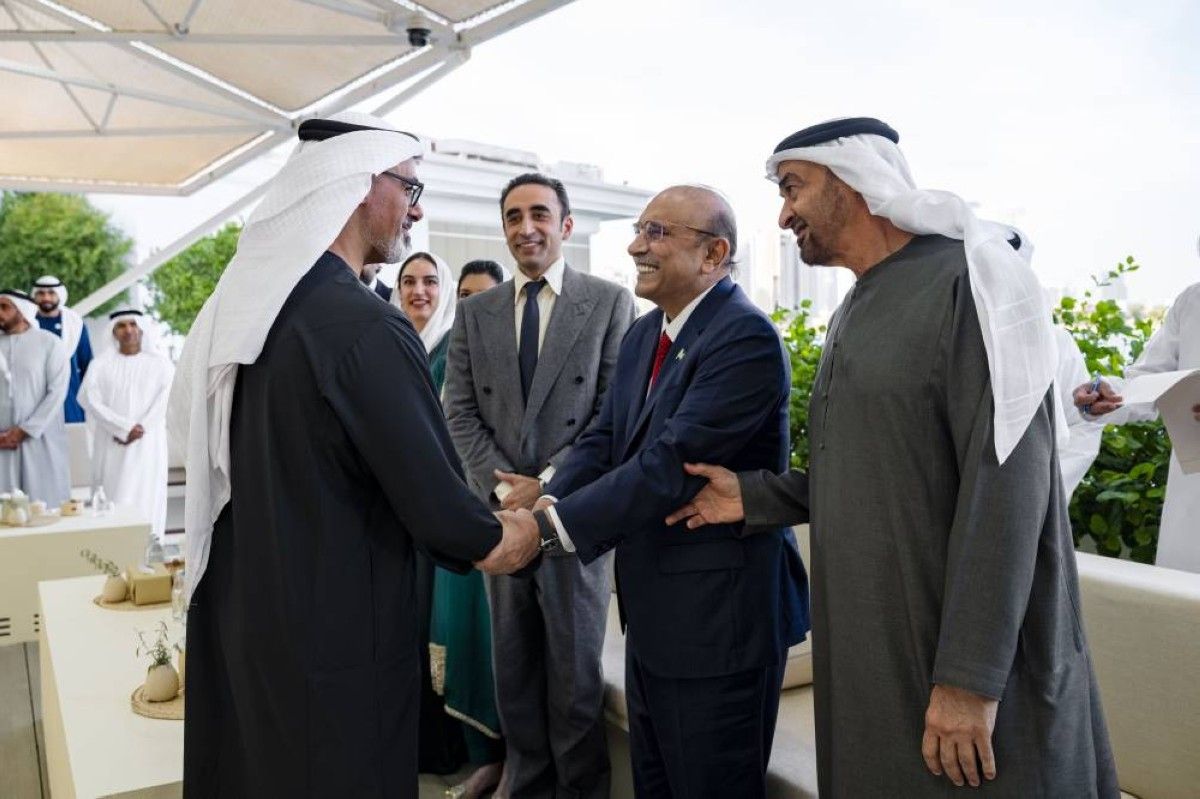 رئيس الدولة ورئيس باكستان يبحثان العلاقات الثنائية والتطورات الإقليمية