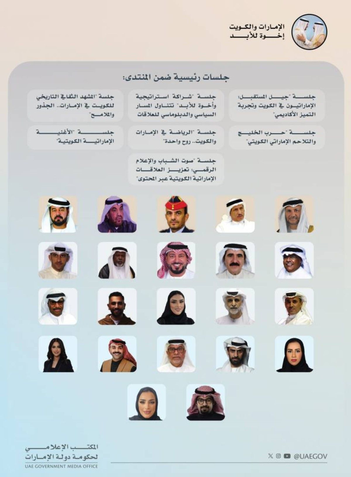 المنتدى الإعلامي الإماراتي الكويتي يستعرض العلاقات التاريخية وآفاقها