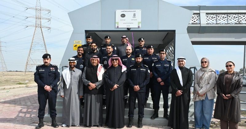 محافظ الجهراء يفتتح جسر المشاة بين «القيروان» و«الصليبية» بعد تأهيله