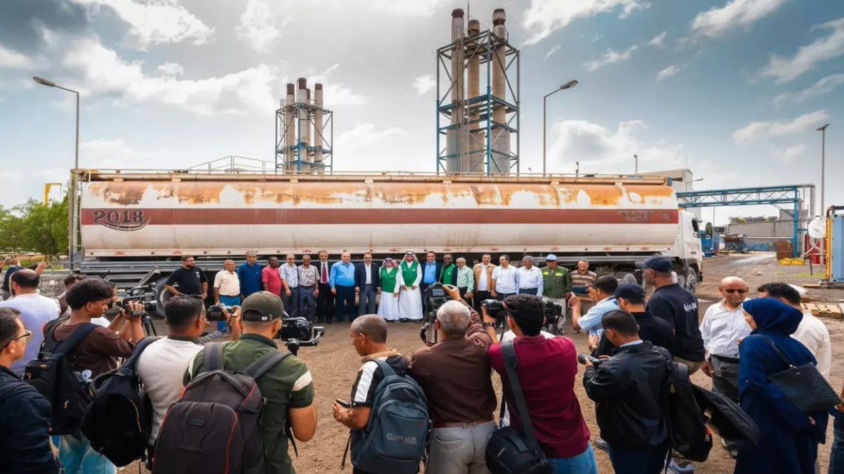 رسمياً: السعودية تضخ 339 مليون لتر وقود مجاني لإنارة 70 محطة كهرباء في اليمن - مليار و900 مليون ريال دعم!