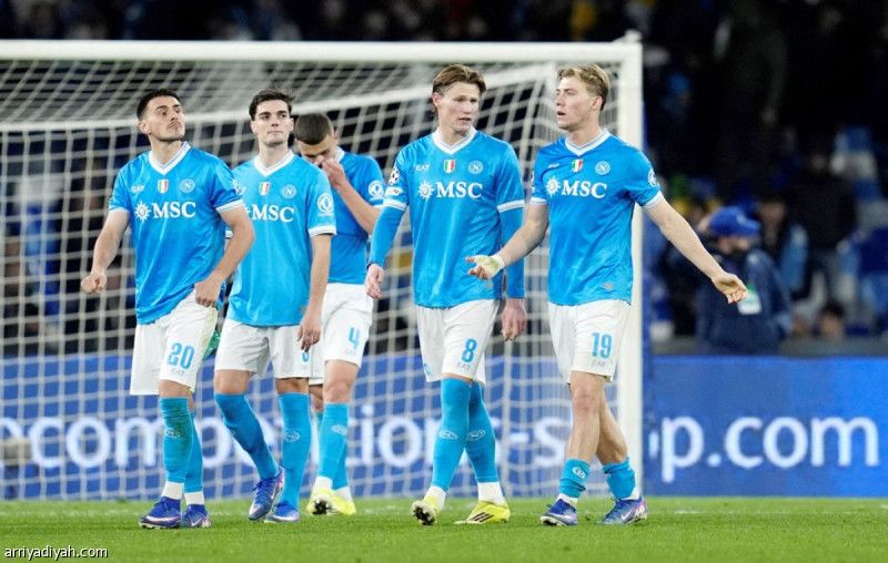 نابولي يغادر الأبطال مع مرسيليا وبلباو