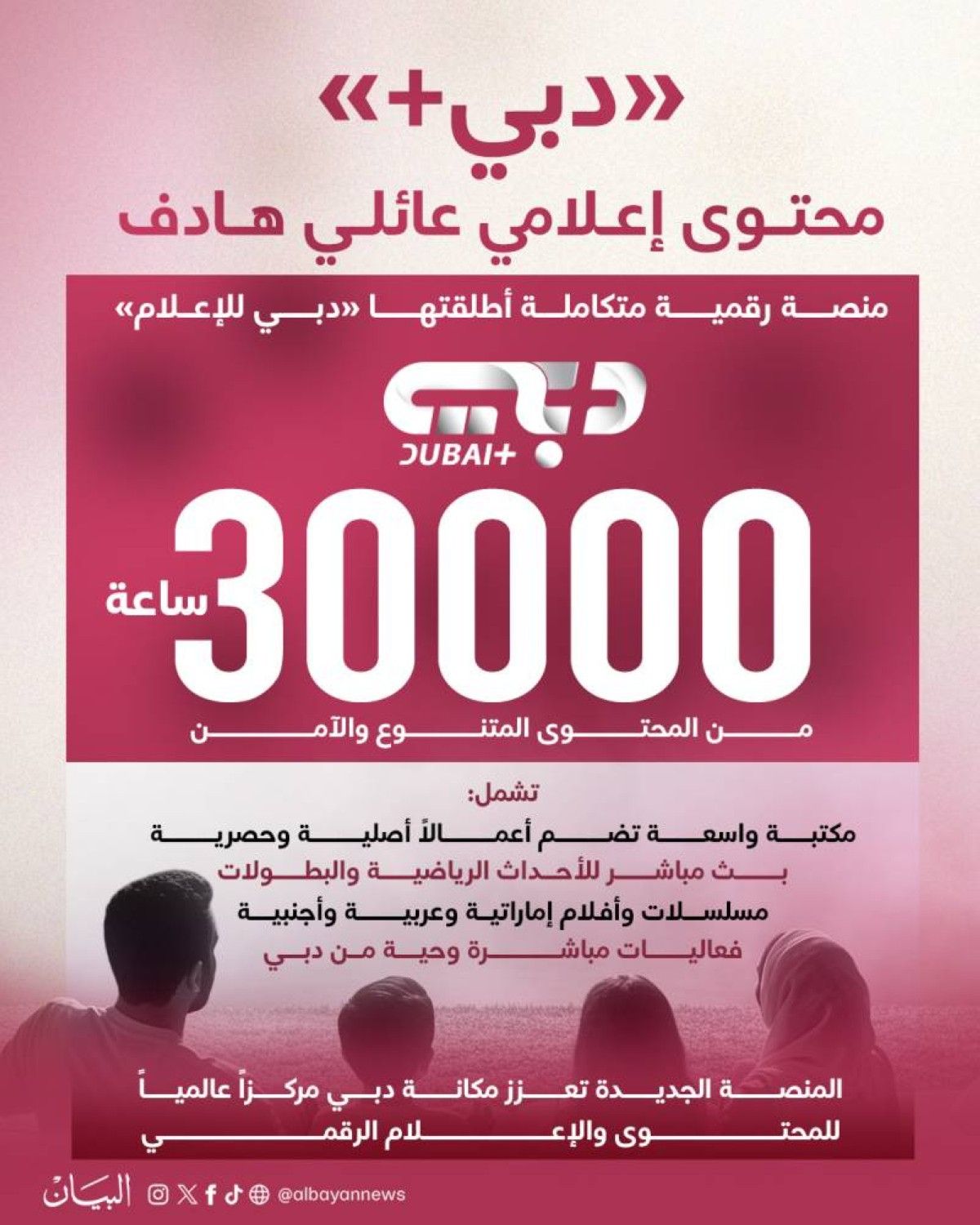 تحت رعاية أحمد بن محمد .. "دبي للإعلام" تدشن منصة "دبي+" الرقمية