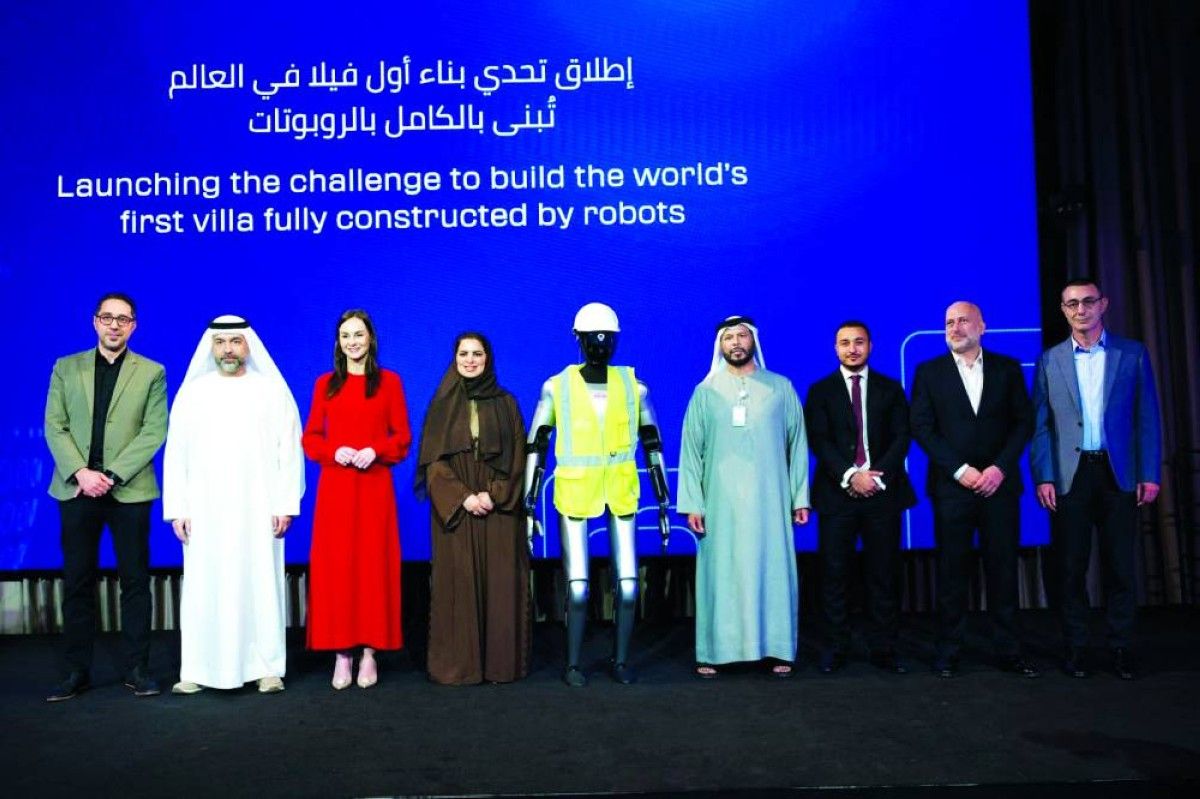 دبي تشهد إطلاق تحدي بناء أول فيلا كاملة بالروبوت