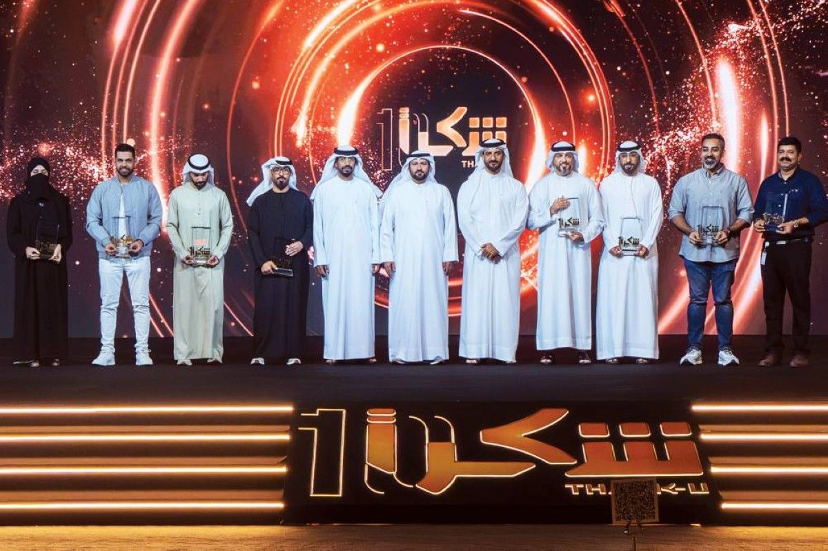 سلطان بن أحمد يكرّم الفائزين بالدورة الـ10 من جائزة «شكراً»