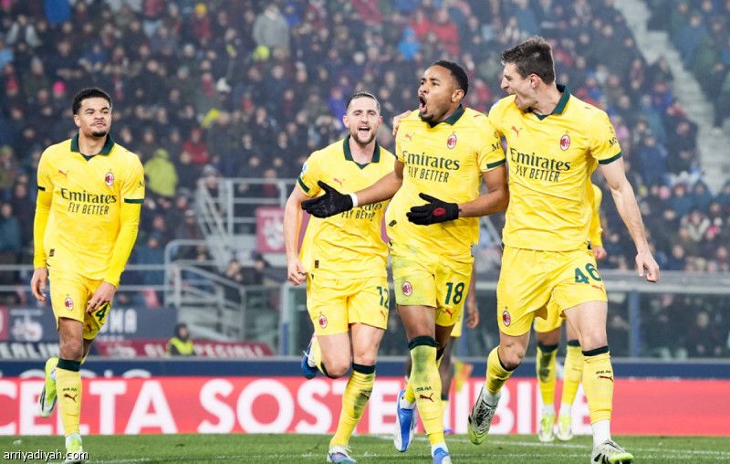 ميلان يعاقب بولونيا بثلاثية