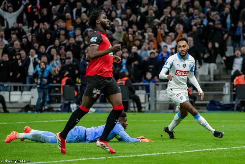 بثلاثية رين.. مرسيليا إلى ربع النهائي