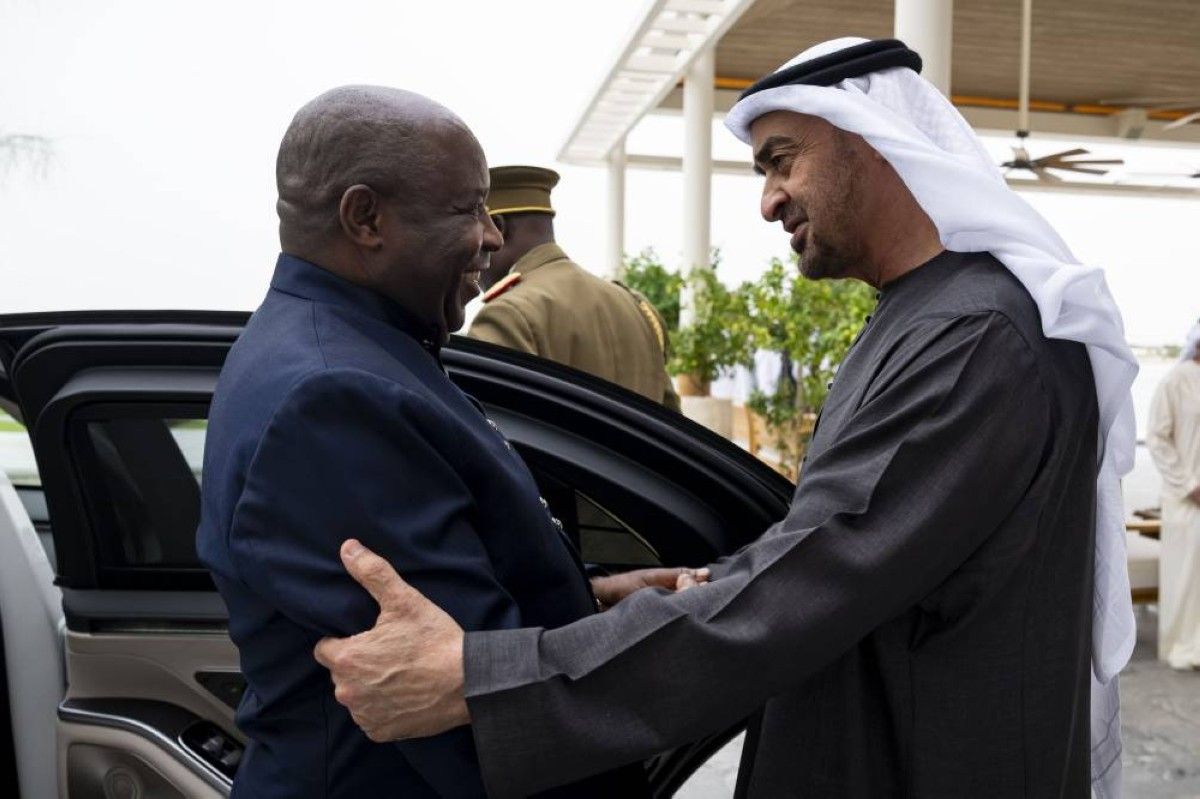 رئيس الدولة يستقبل رئيس بوروندي