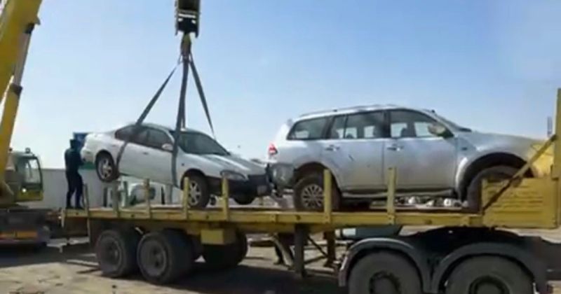 رفع 10 سيارات مهملة وتحرير 6 مخالفات خلال حملة للبلدية في «الفحيحيل الصناعية»