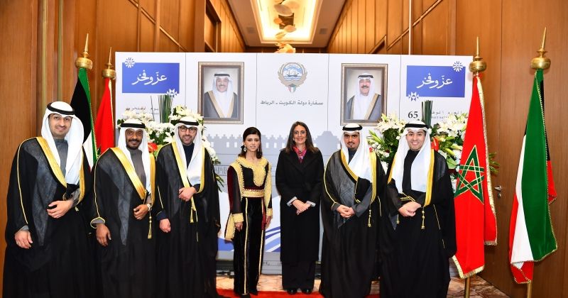 سفارتا الكويت بالمغرب وروسيا وقنصليتاها بشنغهاي وإسطنبول تحتفل بالأعياد الوطنية