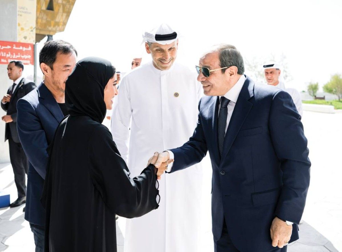 محمد بن زايد والسيسي: العمل على تعزيز السلام للحفاظ على أمن واستقرار المنطقة