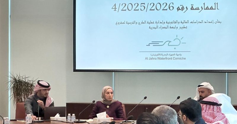 بوشهري: استيفاء كافة الدراسات للواجهة البحرية في الجهراء من قبل مكاتب متخصصه ذات خبرات عالمية