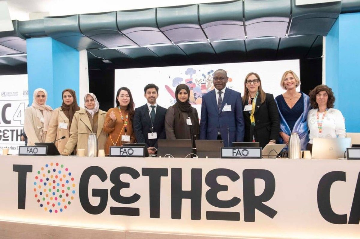 الإمارات ممثلاً جغرافياً لإقليم الشرق الأدنى في هيئة الدستور الغذائي "الكوديكس"