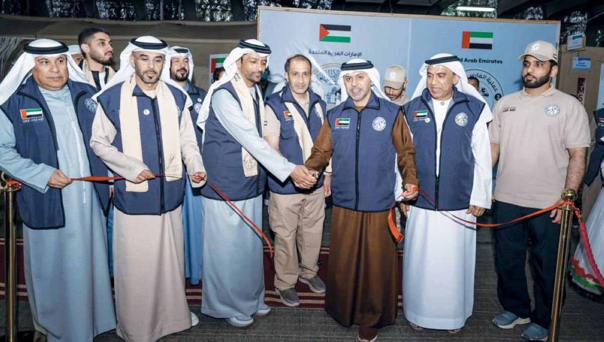 افتتاح قسم الغسيل الكلوي بالمستشفى الإماراتي العائم في العريش