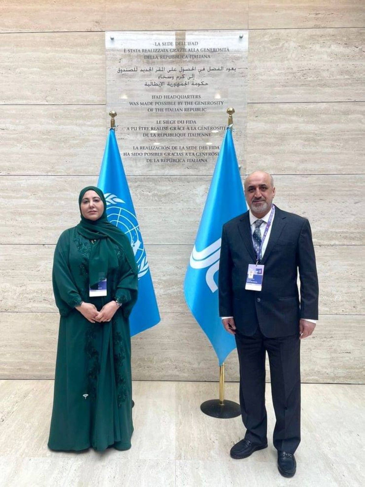 الإمارات تشارك في اجتماع مجلس محافظي صندوق "إيفاد" بروما