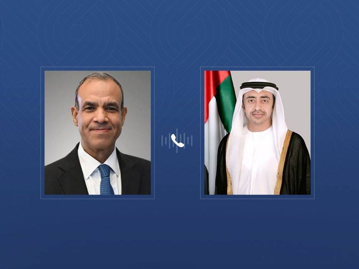 عبدالله بن زايد ووزير الخارجية المصري يبحثان هاتفياً العلاقات الأخوية والأوضاع الإقليمية