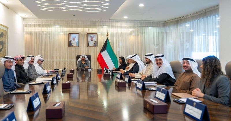 العبدالله مترئساً اجتماع اللجنة الوزارية المكلفة متابعة تنفيذ المشاريع