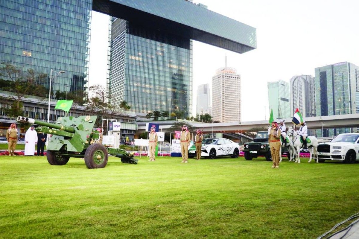 مدفع شرطة دبي «الرحّال» يبدأ رحلته من حديقة زعبيل ودوار الحصن في حتا