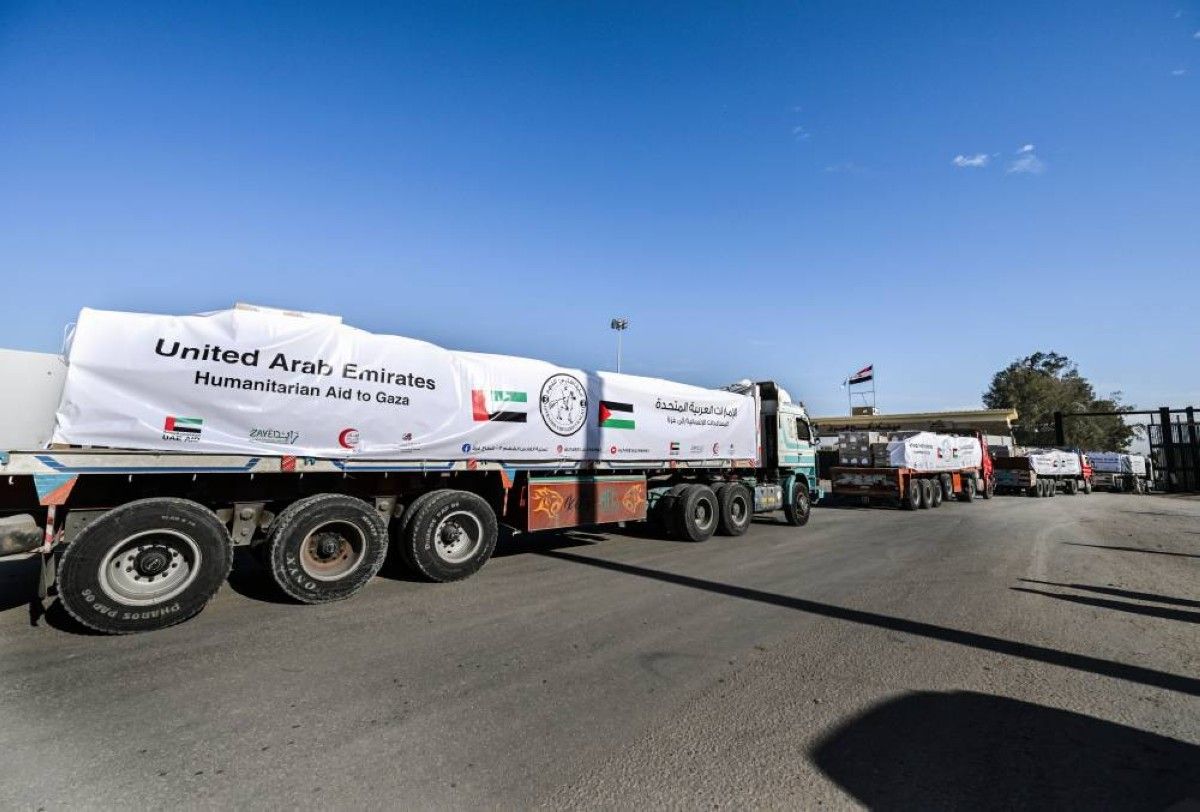 الإمارات تعزز صدارتها العالمية في إغاثة غزة