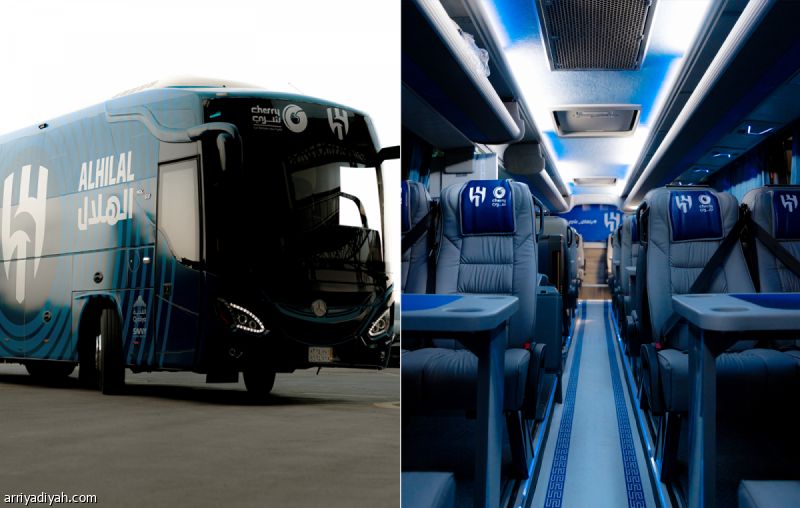 حافلة تدعم تنقّل الهلال في الرياض