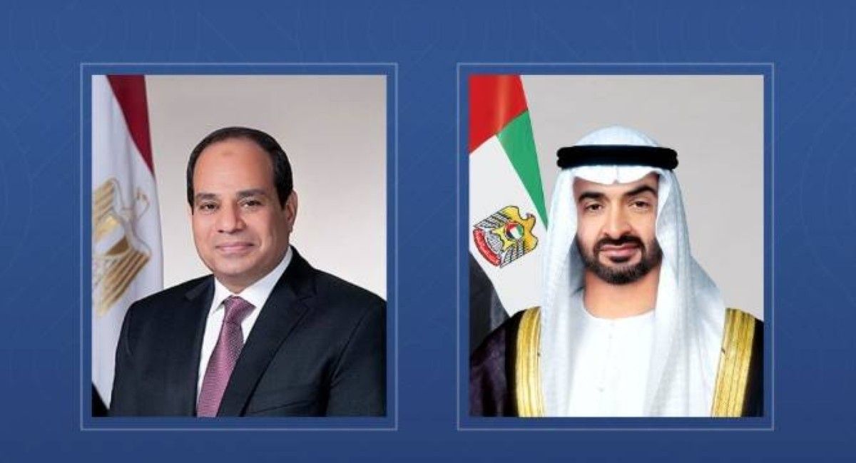 خلال اتصال مع رئيس الدولة.. الرئيس المصري يدين الاعتداءات الإيرانية على الإمارات وعدد من الدول العربية