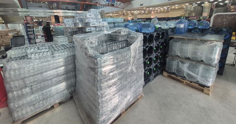 5 كراتين مياه الحد الأقصى المسموح به للشراء في الجمعيات