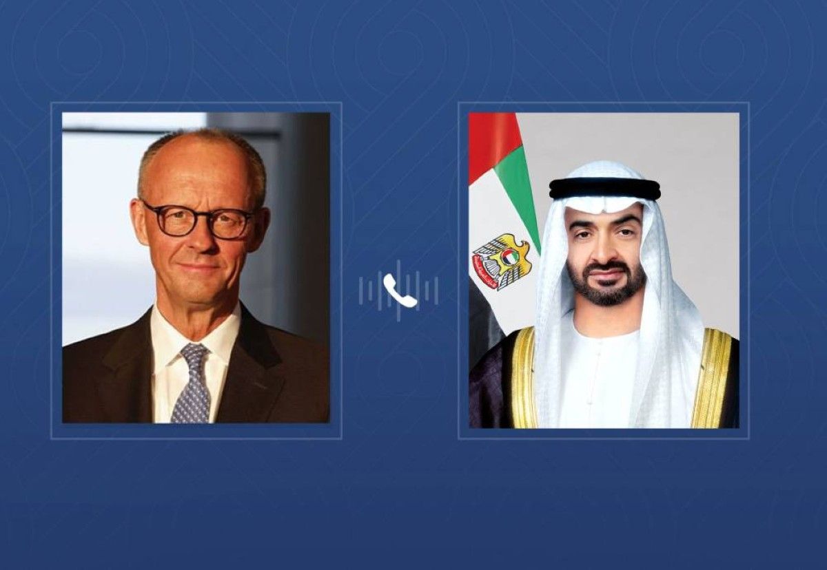 محمد بن زايد والمستشار الألماني يبحثان هاتفياً الاعتداءات الإيرانية السافرة على الإمارات وعدد من الدول الشقيقة