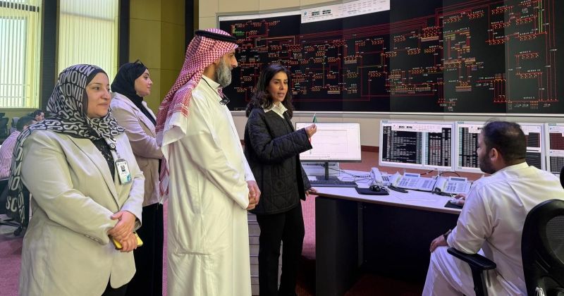 المشعان اطلعت على جهوزية محطات إنتاج الكهرباء.. وزارت مركز التحكم الوطني