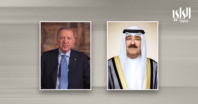 سمو أمير البلاد يتلقى اتصالاً هاتفياً من الرئيس التركي