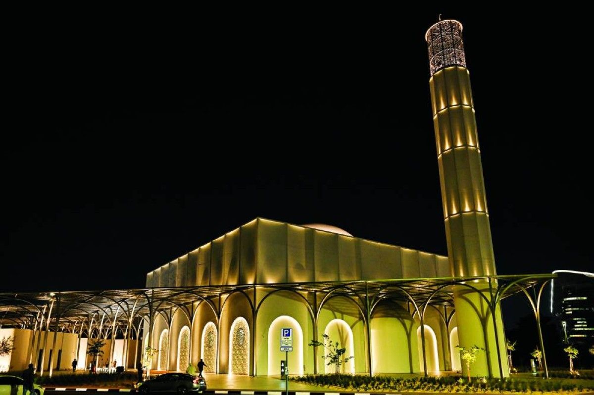 افتتاح مسجد علي بن عبدالله قرقاش في أم هرير الثانية بدبي