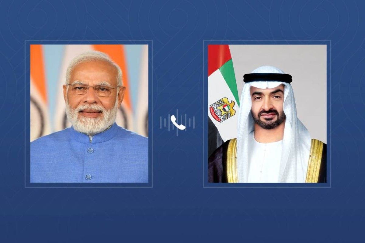 رئيس الدولة ورئيس وزراء الهند يبحثان هاتفياً تطورات الأوضاع في المنطقة وتداعياتها على أمنها واستقرارها