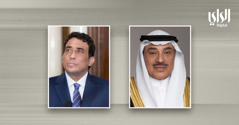 سمو ولي العهد يتلقى اتصالا من رئيس المجلس الرئاسي الليبي اطمأن خلاله على دولة الكويت وقيادتها وشعبها بعد الهجوم الإيراني الآثم