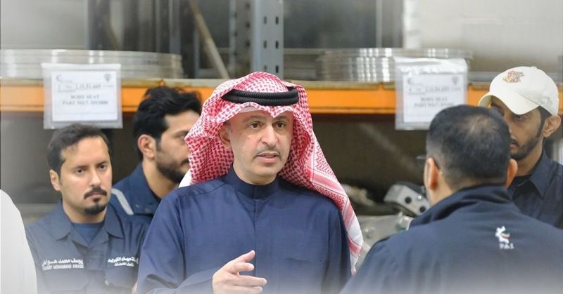 وزير التجارة والصناعة يتفقد سير العمل في منطقة الشعيبة الصناعية 