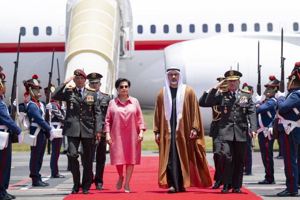 ولي عهد أبوظبي يصل إلى العاصمة الإكوادورية كيتو في زيارة رسمية