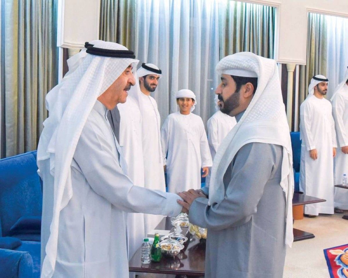 الحكام يواصلون تقبل التهاني بالشهر الفضيل