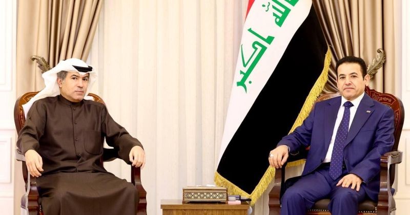 السفير زمان مجتمعاً مع الأعرجي