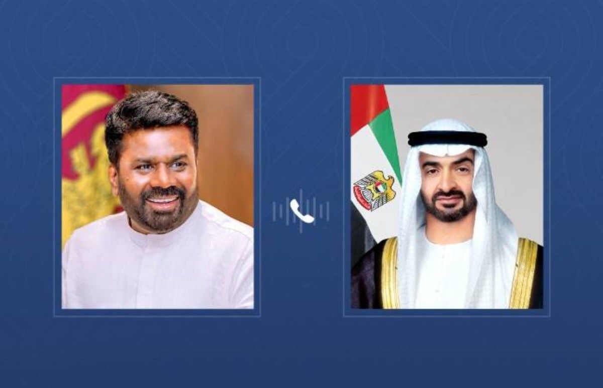 رئيس الدولة يبحث هاتفياً مع رئيس سريلانكا الاعتداءات الإيرانية على أراضي الإمارات وتداعيات التصعيد العسكري في المنطقة
