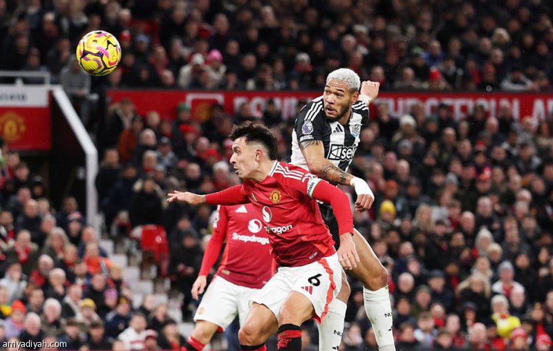 نيوكاسل يهدد صحوة مانشستر يونايتد