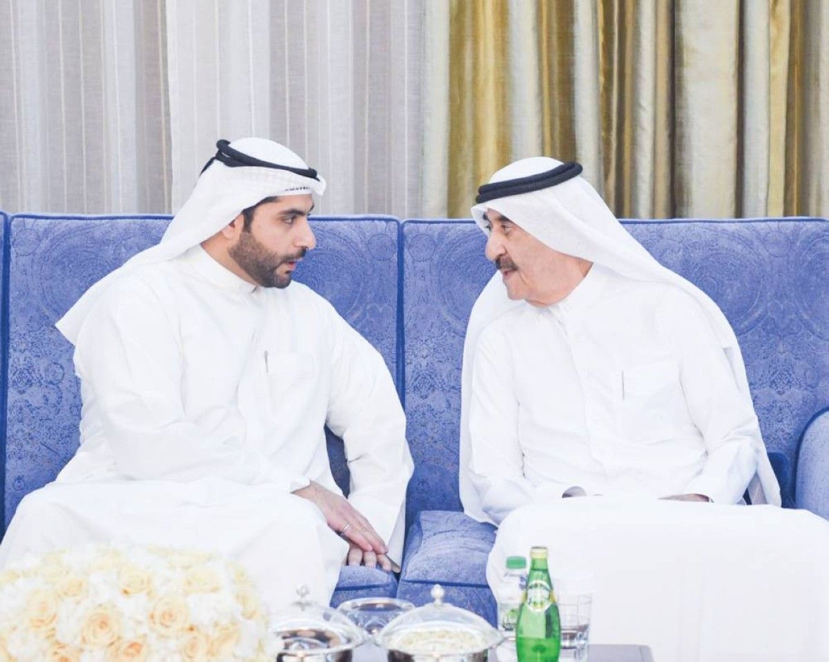 حاكما عجمان وأم القيوين يواصلان تقبل التهاني برمضان