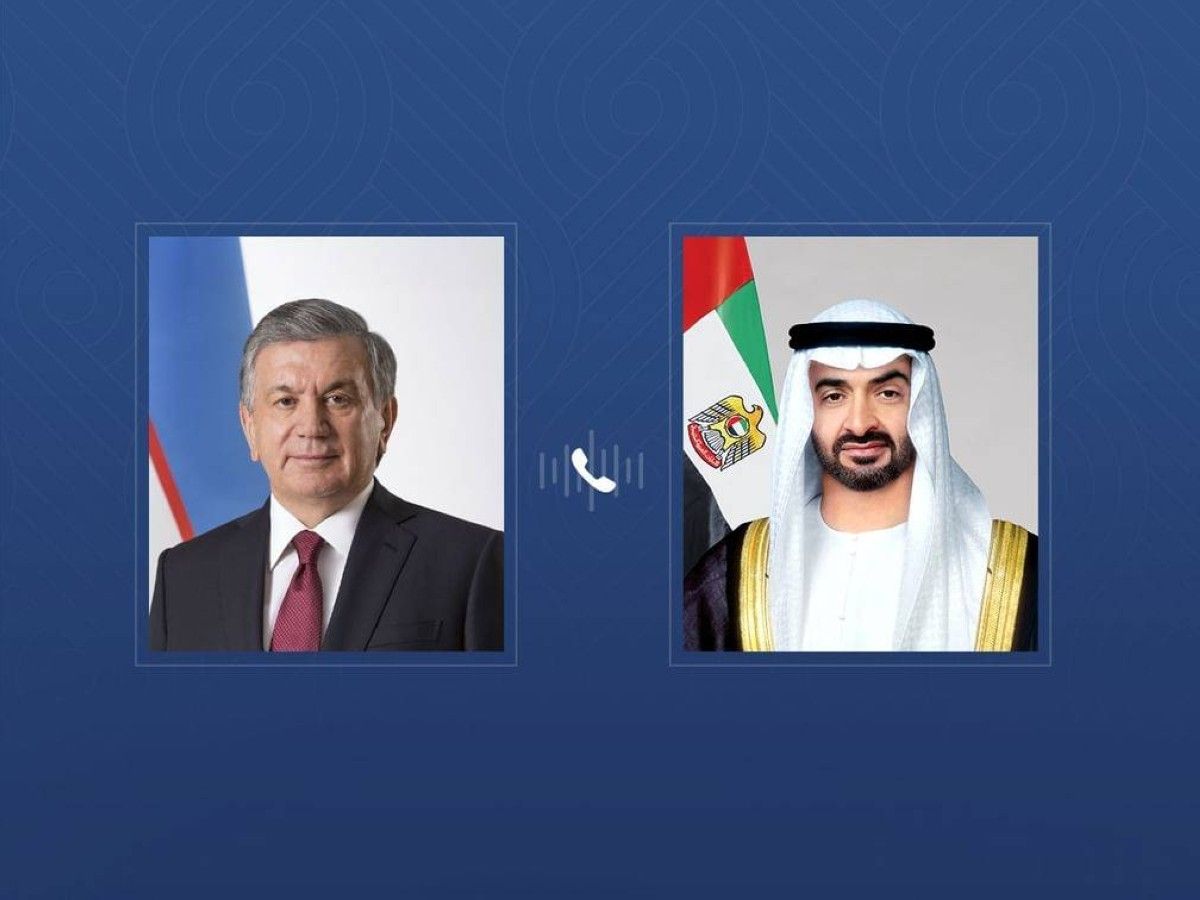 رئيس الدولة يتلقى اتصالاً هاتفياً من الرئيس الأوزبكي أكد خلاله التضامن مع الإمارات إثر الاعتداءات الإيرانية على أراضيها